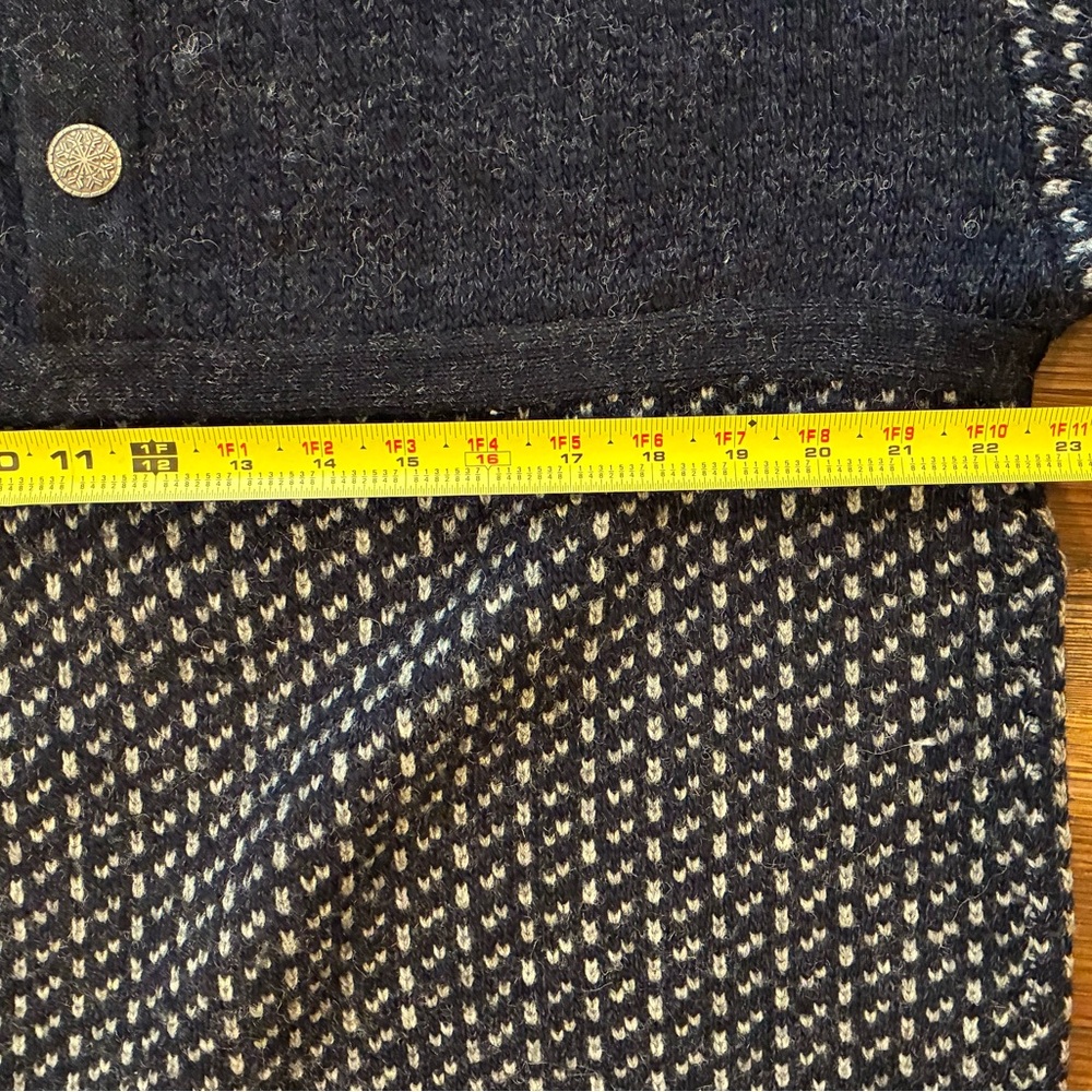Vintage L.L.Bean Norway Wool Birdseye Nordic Fisherman Jumper Men’s Tall L - Picture 9 of 14